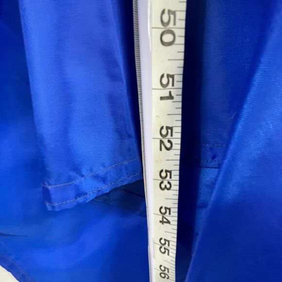 Vintage custom LG outdoor flag hand stitch blue child sledding theme 35" x 53" - Picture 12 of 15